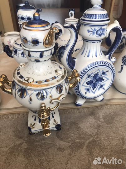 Посуда гжель