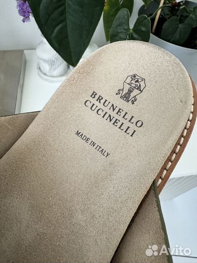 Brunello cucinelli шлепки 43