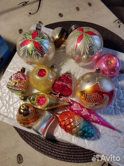 Елочные игрушки СССР