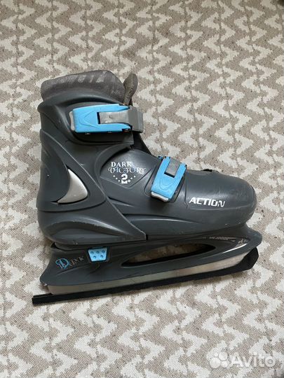 Коньки детские раздвижные 33-36