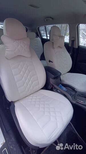 Авточехлы из экокожи Хендай Элантра 7 2020г