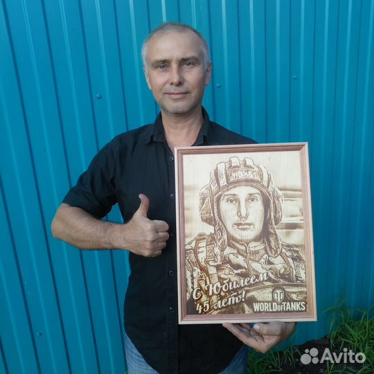 Оригинальный подарок Выжигание по дереву