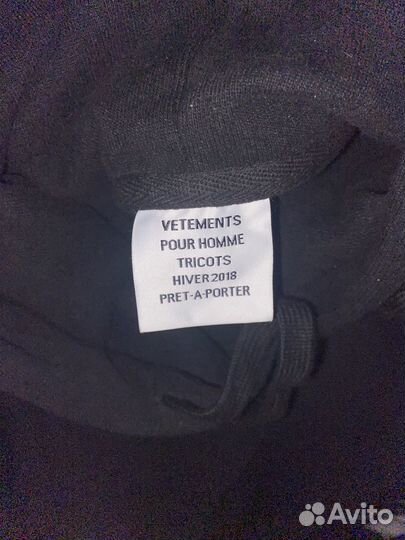 Vetements rammstein худи новый