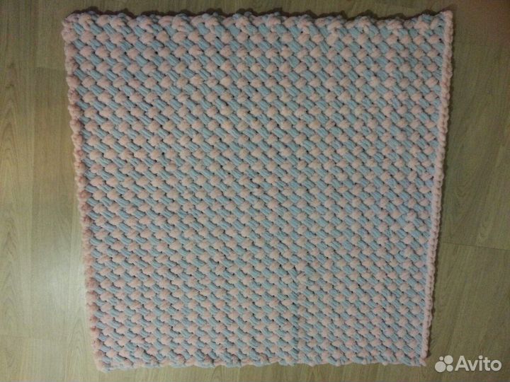 Плед из ализе пуффи.новый