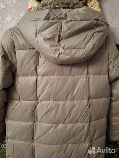 Куртка пуховик женский весна-осень 46 размер
