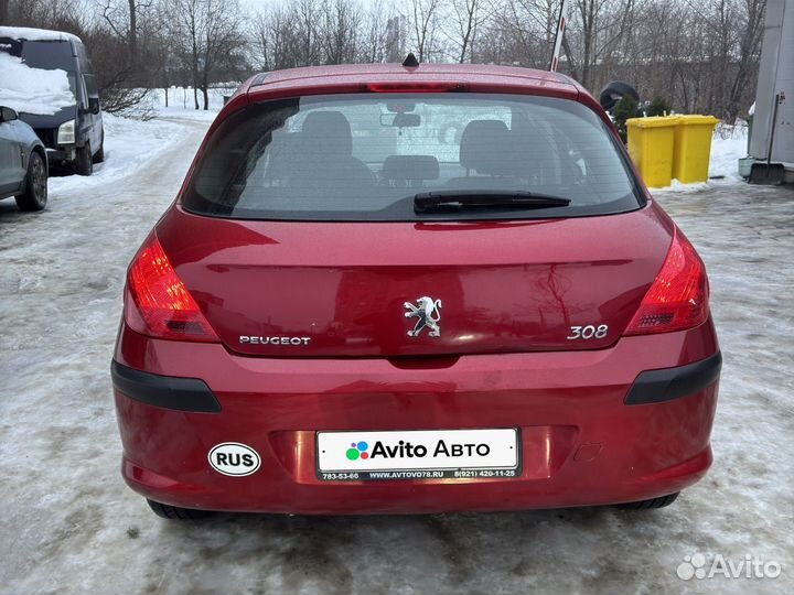 Peugeot 308 1.6 AT, 2009, 72 000 км