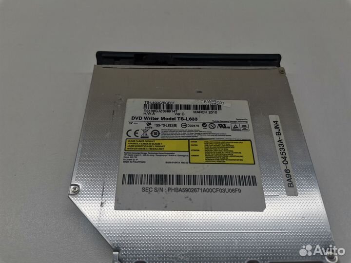 Оптический привод DVD-RW TS-L633 для samsung R525