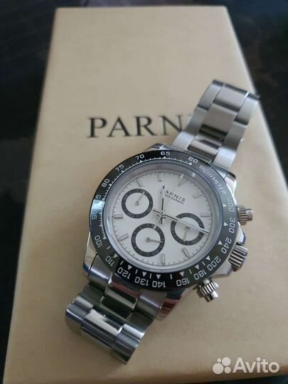 Часы Parnis хронограф кварцевый