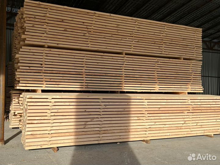 Обрезная доска 40х200х6000 сосна от производителя