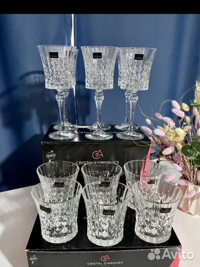 Хрустальные фужеры