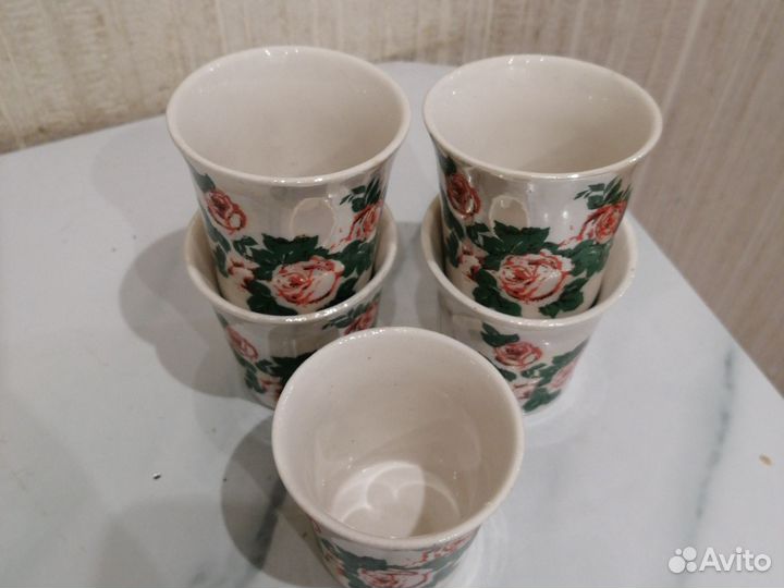 Набор форфоровых рюмок