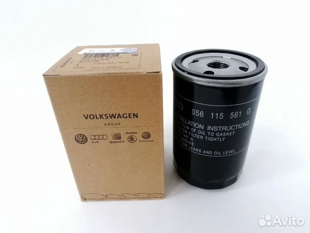 Фильтр масляный Audi, VW, Skoda, Seat 1.0-1.6 л