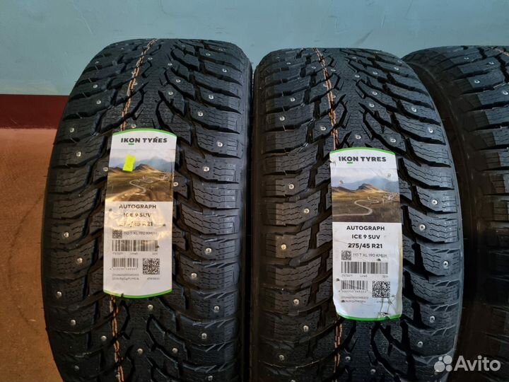 Ikon Tyres Autograph Ice 9 SUV 275/45 R21 и 315/40 R21 115T