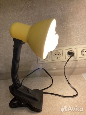 Лампа на прищепке б/у