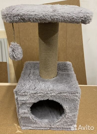 Домики когтеточки для котят, высота 0,6 м
