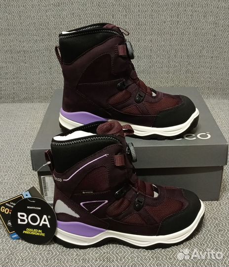 30,31,32,35 ботинки ecco snow mountain