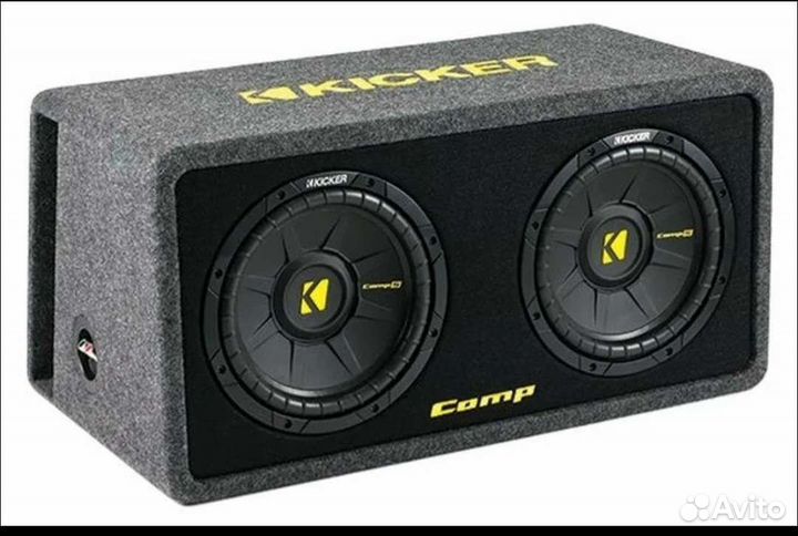 Сабвуфер kicker+усилитель sony