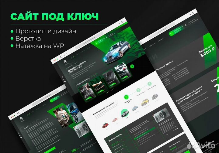 Создание сайта и настройка рекламы под ключ Яндекс