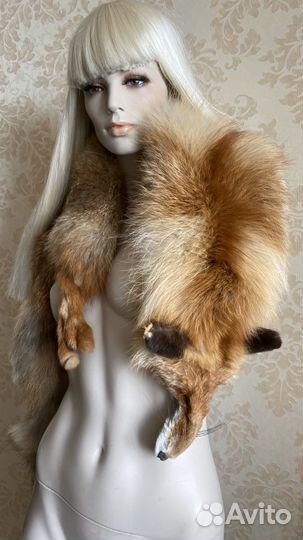 Цельная шкура лисы