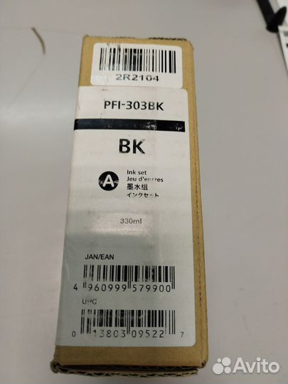 Чернила PFI-303BK для принтера