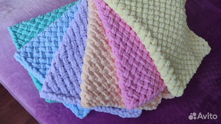 Плед ручной работы