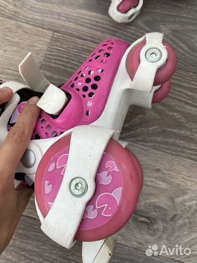 Роликовые коньки детские раздвижные 26-29р-р