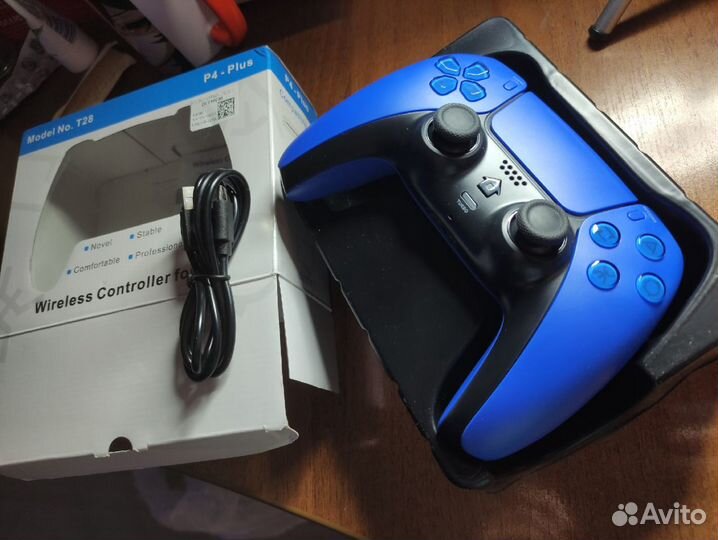 Геймпад PS5 синий (копия)