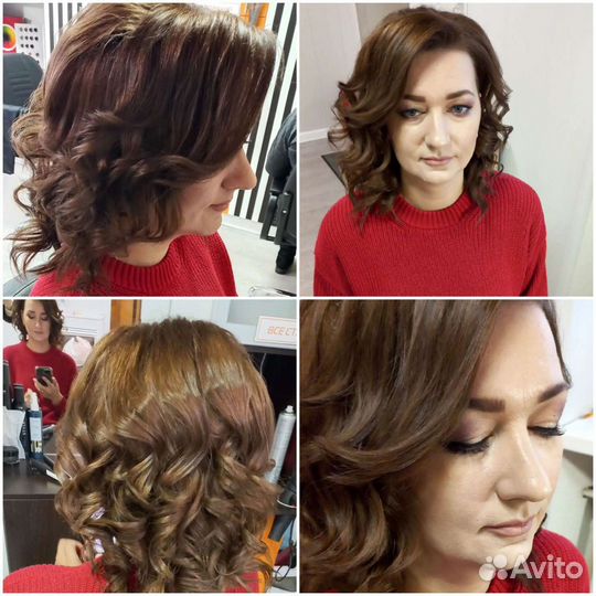 Свадебные и вечерные причёски и макияж