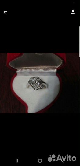 Серебряное кольцо