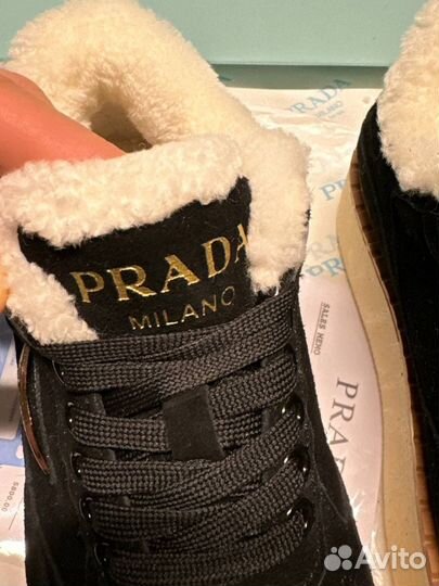 Кроссовки зимние Prada 