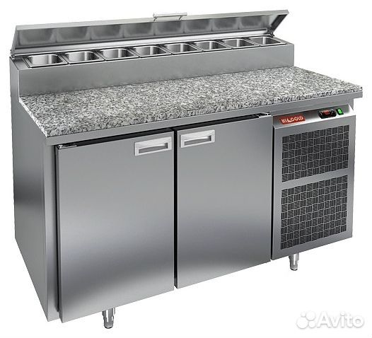 Стол для пиццы hicold PZ2-11/GN (1/6H) камень новы