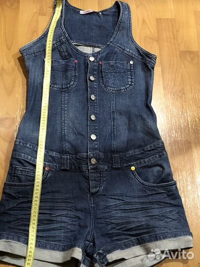 Джинсовый комбинезон женский 46 размер