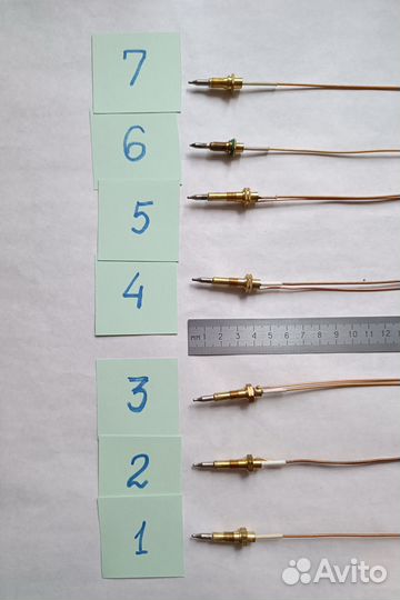 Термопары для газовых варочных панелей и духовок