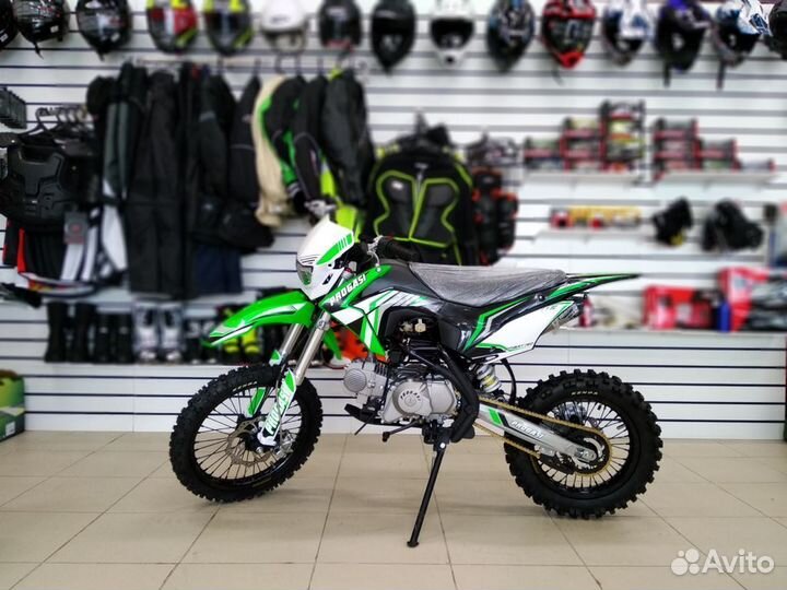 Мотоцикл кроссовый Progasi Smart 150 (зеленый)