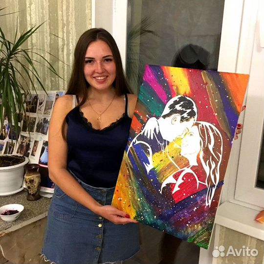 Портрет по фото флип флоп