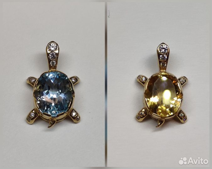 Золотые подвески