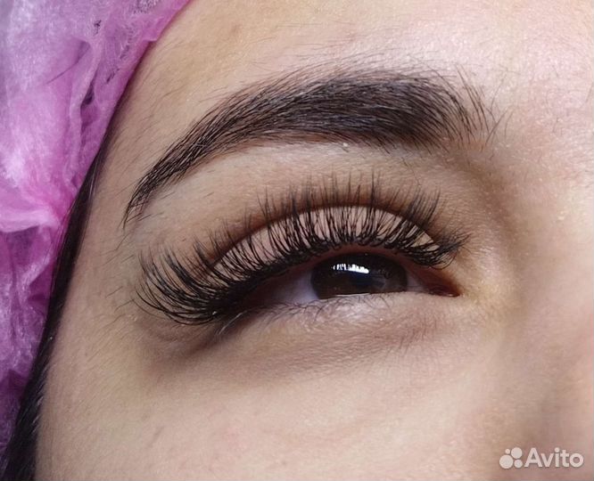 Наращивание, ламинирование ресниц на дому