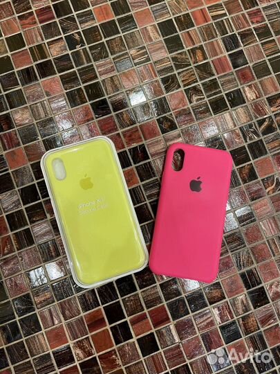 Чехол на iPhone X и XS силикон новый