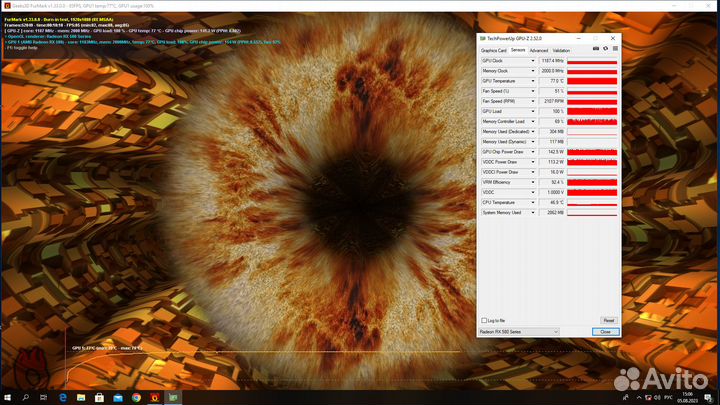 Видеокарта rx 580 8gb sapphire