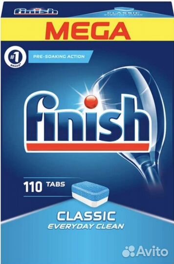 Таблетки дляпосудомоечных машинFinish Classic 110