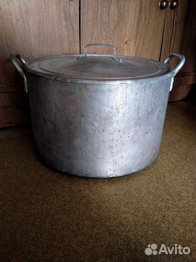 Кастрюля алюминиевая 50 литров