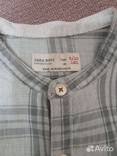 Пакет стильных рубашек Zara и HM р.140