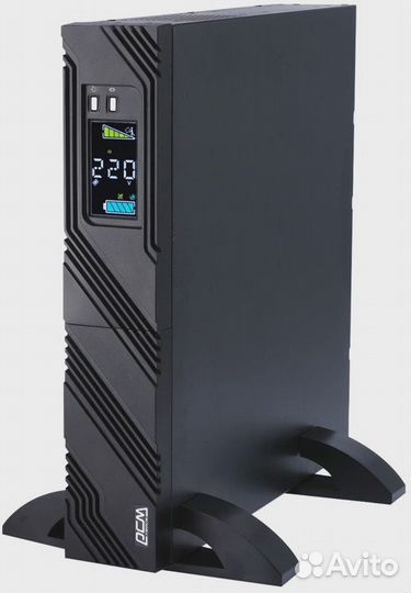 Powercom SMART King Pro+ SPR-2000 LCD 1600Вт 2000ва черный