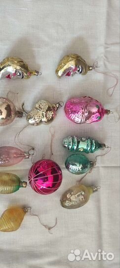 Елочные игрушки СССР одним лотом