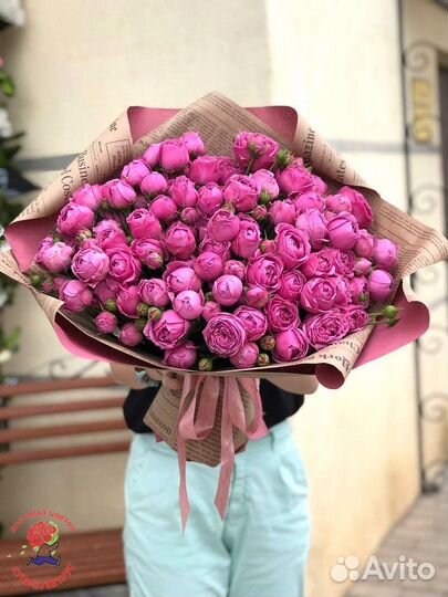 Пионовидная роза, цветы с доставкой