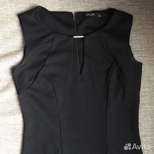 Черное строгое платье Incity 42