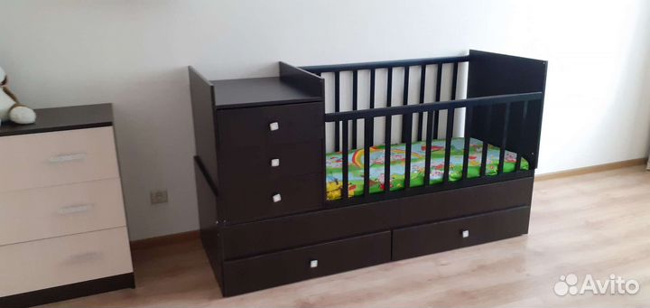 Детская кроватка трансформер