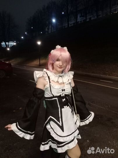 Аниме косплей Рам re:Zero