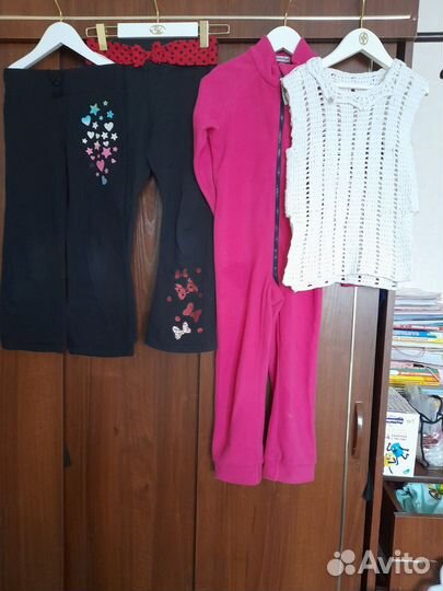 Детская одежда для девочек пакетом 6 лет