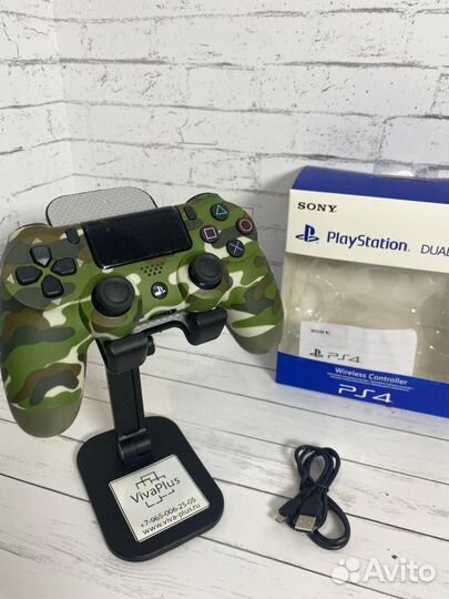 Джойстики геймпад PS4 Хаки и Рисунок